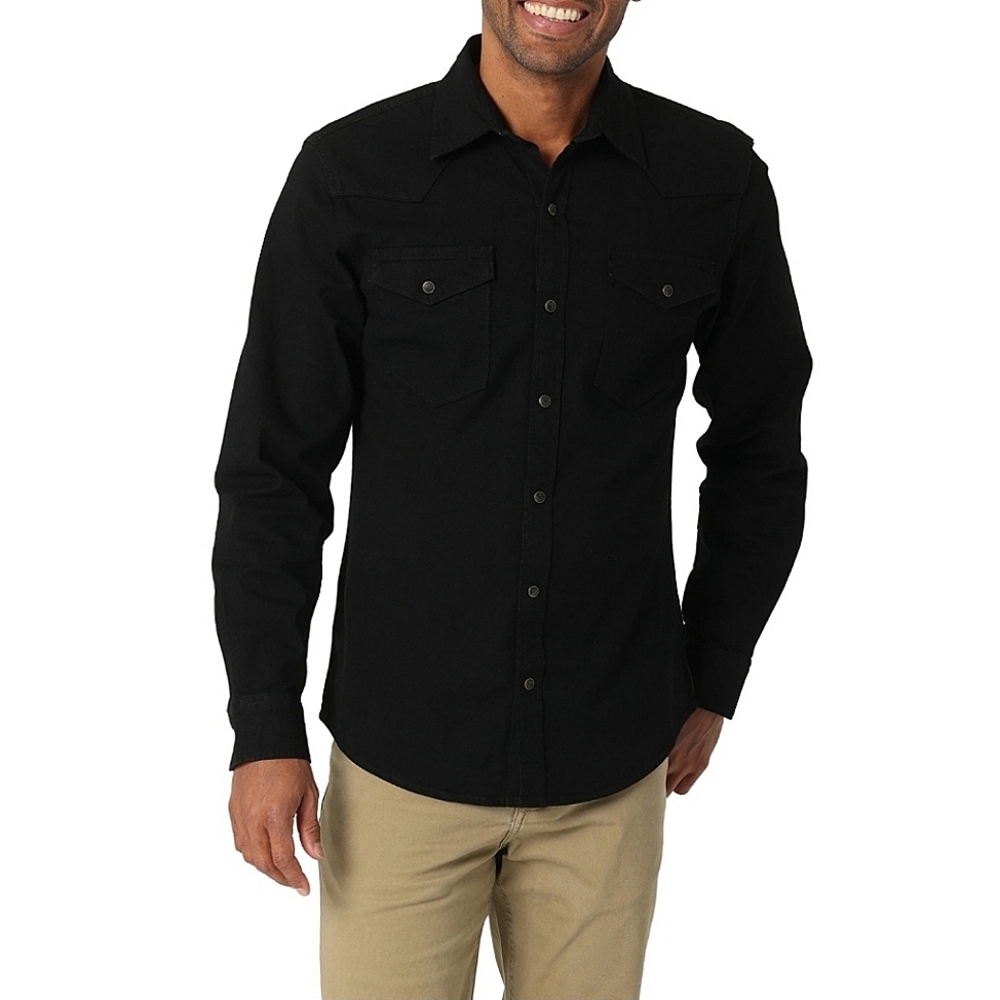 Wrangler • Men's Medium • Long Sleeve • Western Style • Woven Shirt